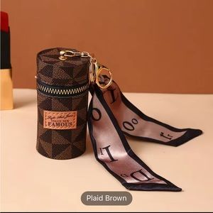 Mini Classic Pattern Coin Purse Zipper Bag, Keychain Bag For Lipstick He…